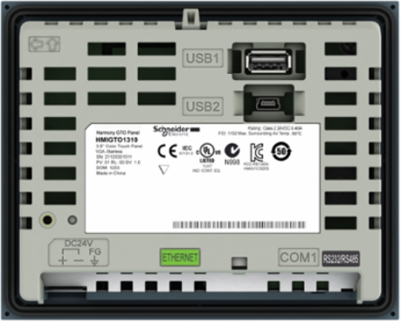 Harmony GTO 3.5 Inch Touchscreen HMI, 320x240 QVGA, 96MB, IP65