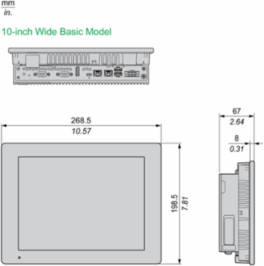 Panel PC, Harmony P6, IPC, display size 10.1 inch, 2 core