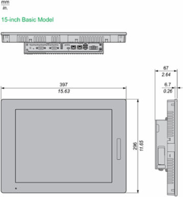 Panel PC, Harmony P6, IPC, display size 15 inch, 4 core