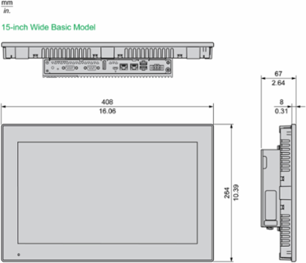 Panel PC, Harmony P6, IPC, display size 15.6 inch, 4 core