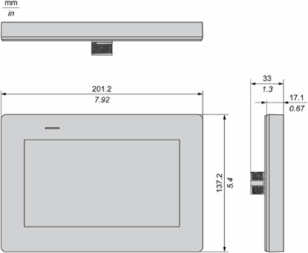 Harmony ST6 7 Inch Touch Panel Screen, IP65, Colour TFT LCD