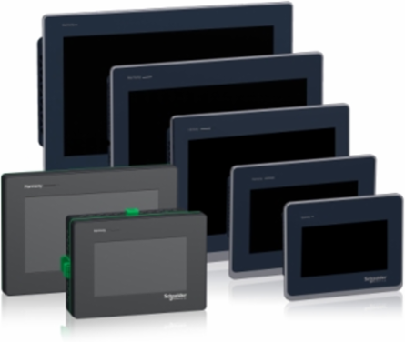 Harmony ST6 Touch Panel Screen, 24VDC, 1 COM, 2 Ethernet, 145.6 mm Width