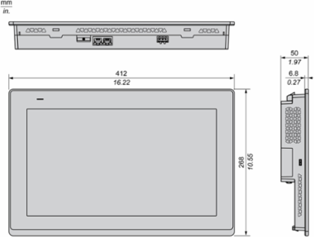 Harmony ST6 Touch Panel Screen 15 Inch, 800 MHz CPU, 2 Ethernet Ports