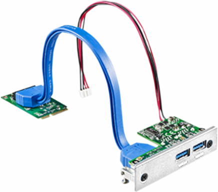 USB interface, Harmony iPC, 2xUSB 3.0 for