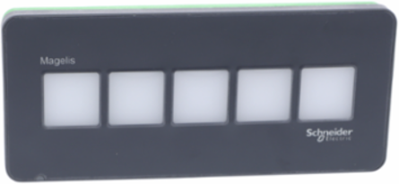 Illuminated USB Switch with 5 Push-Buttons, IP65 Protection