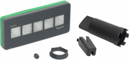 Illuminated USB Switch with 5 Push-Buttons, IP65 Protection