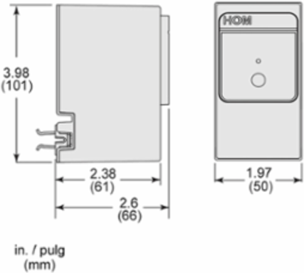 Surge protection device, Homeline, whole home, 50kA, 120/240 VAC, 1 phase, 3 wire, SPD type 1