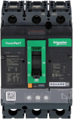 PowerPact H Circuit Breaker 60A 3-Pole 600VAC 100kA Micrologic 3.2