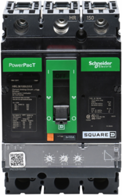 PowerPact H Circuit Breaker 100A 3P 600VAC 100kA Micrologic 3.2