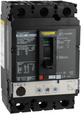 PowerPact H Circuit Breaker 150A 3 Pole 600VAC 100kA Micrologic 3.2