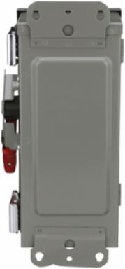 Safety switch, heavy duty, non fusible, 30A, 3 wire, 3 pole, 30HP, 600V AC/DC, NEMA 12