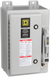 Heavy Duty Safety Switch, 30A 3P, NEMA 4X Fiberglass Enclosure