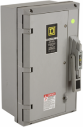 Heavy Duty 100A 3-Phase NEMA 4X Safety Switch, 25.25 Inch Height, 600 V AC/DC