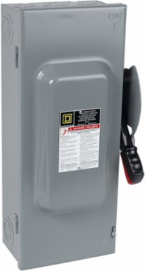 Heavy Duty Safety Switch 4P 600V 60A NEMA 1, 16.13 Inch Width, 20.5 Inch Height