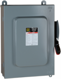 Heavy Duty Safety Switch 600V 30A 6P NEMA 3R/12