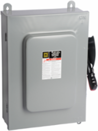 Heavy Duty Non-Fusible Disconnect Switch 600V 100A 6-Pole NEMA 3R/12