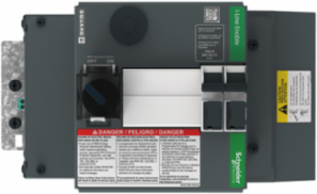 I-Line Enable Module, Maintenance Mode Switch, 480VAC, narrow side left, no comms, 6in space