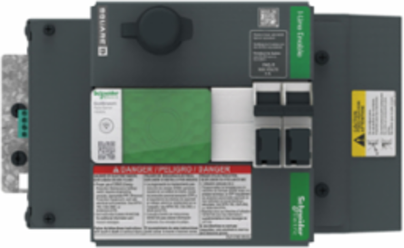 I-Line Enable Module, UPaS Panel Server, 480VAC, wide side left, dual Ethernet + 1 Modbus port, 6in space