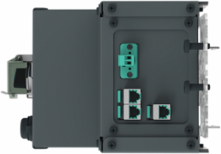 I-Line Enable Module, ERMS, 240VAC, wide side right, Ethernet In/Out, comms for 1 CB/0 upgrade, 6in space