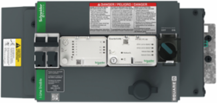 I-Line Enable Module, ERMS, 480VAC, wide side right, Ethernet In/Out, comms for 1 CB/0 upgrade, 6in space