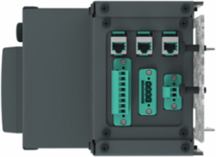 I-Line Enable Module, PM5563 Power Meter, 480VAC, wide side right, w/CT shorting block, dual E/N + Modbus, 6in space