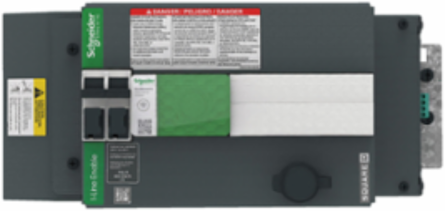 I-Line Enable Module, UPaS Panel Server, 600VAC, wide side right, dual Ethernet + 1 Modbus port, 6in space