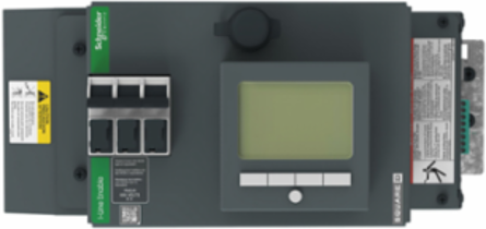 I-Line Enable Module, PM8244 Power Meter, 600VAC, wide side right, w/CT shorting block, dual E/N + Modbus, 6in space