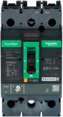 PowerPact J Circuit Breaker 175A 2-Pole 600VAC 14kA Thermal Magnetic