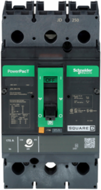 PowerPact J Circuit Breaker 175A 2-Pole 600VAC 14kA Thermal Magnetic