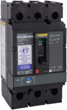 PowerPact J Circuit Breaker 200A 2-Pole 600VAC 14kA Thermal Magnetic Copper Lugs