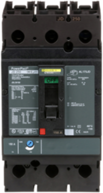 PowerPact J Circuit Breaker 150A 3-Pole 600VAC Thermal-Magnetic 14kA