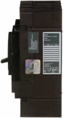 Circuit breaker, PowerPacT J, 150A, 3 pole, 600VAC, 14kA, lugs, thermal magnetic, 80%, interchangeable trip units