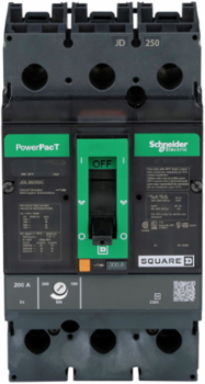 PowerPact J Circuit Breaker 200A 3 Pole 600VAC 14kA
