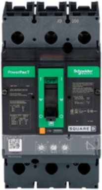 PowerPact J Circuit Breaker 250A 3-Pole 600V 14kA MicroLogic 3.2