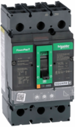PowerPact J 250A Circuit Breaker, 3 Pole, 600VAC, 14kA, Micrologic 3.2S