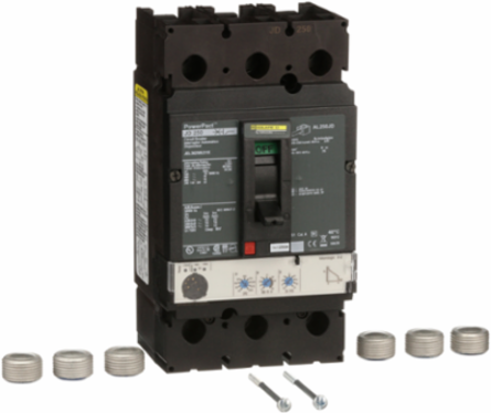 PowerPact J Circuit Breaker, 250A, 3 Pole, 600VAC, 14kA, Micrologic 3.2