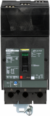 PowerPact J Circuit Breaker, 150A, 3 Pole, I-Line, 600VAC, 18kA