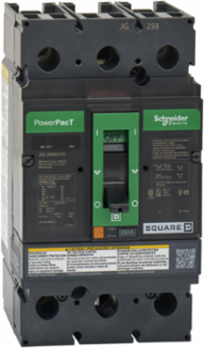 PowerPact J Automatic Switch 250A 2-Pole 600VAC Magnetic Trip