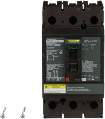PowerPact J Automatic Switch, 175A, 3-Pole, 600V AC, 18kA