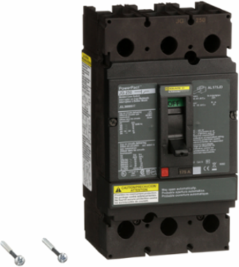 PowerPact J Automatic Switch, 175A, 3-Pole, 600V AC, 18kA