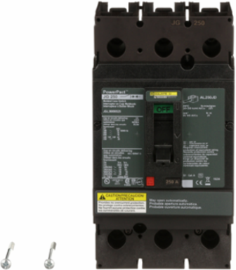 PowerPact J Automatic Switch, 250A, 3-Pole, 600VAC, Magnetic Trip