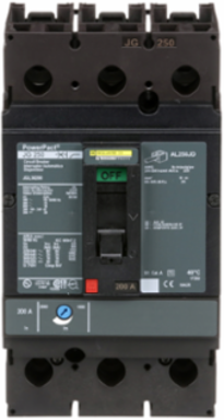 PowerPact J Circuit Breaker 200A 3-Pole 600V 18kA Thermal Magnetic