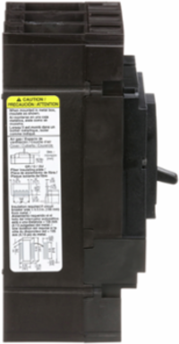 PowerPact J Circuit Breaker, 225A, 3 Poles, 600V AC, 18kA, Thermal-Magnetic