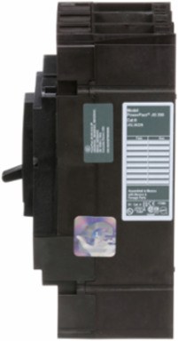 PowerPact J Circuit Breaker, 225A, 3 Poles, 600V AC, 18kA, Thermal-Magnetic