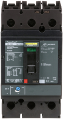 PowerPact J Circuit Breaker 250A 3 Pole 600VAC 18kA Thermal Magnetic
