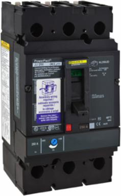 PowerPacT J Circuit Breaker 250A 3-Pole 600V 18kA Micrologic 3.2S