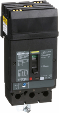 PowerPact J Circuit Breaker, 200A, 3 Pole, 600V AC, Thermal-Magnetic
