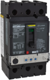 PowerPact J Circuit Breaker, 250A, 3 Pole, 600VAC, 25kA