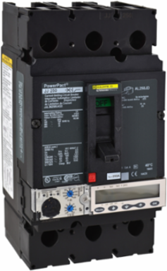 PowerPact J Circuit Breaker 250A 3-Pole 600VAC 25kA Micrologic 5.2A