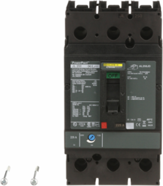 PowerPact J 225A Circuit Breaker, 3 Pole, 600VAC, 50kA, Thermal-Magnetic